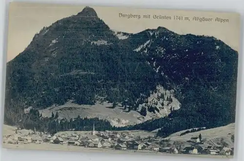 Sonthofen Oberallgaeu Burgberg Gruenten *