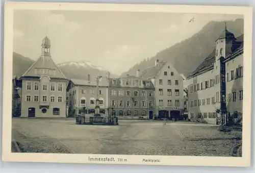 Immenstadt Allgaeu Marktplatz *