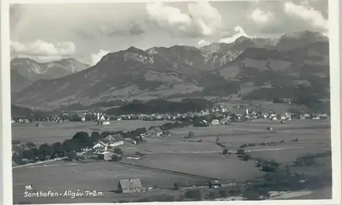 Sonthofen Oberallgaeu Fliegeraufnahme *