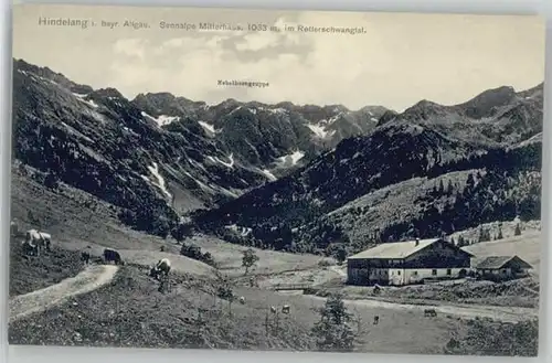 Hindelang Sennalpe Mitterhaus Retterschwangtal *