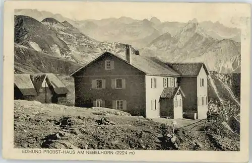 Oberstdorf [Stempelabschlag] Edmund Probst Haus x