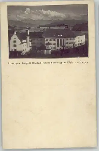 Scheidegg Allgaeu Prinzregent Luitpold Kinderheilstaette *