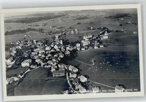 Scheidegg Allgaeu Fliegeraufnahme *