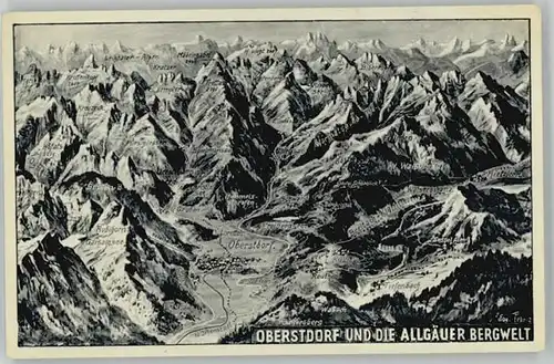 Oberstdorf Fliegeraufnahme *