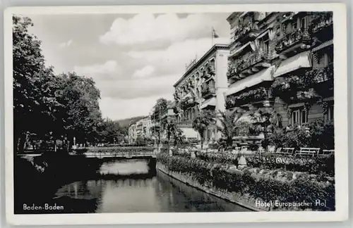 Baden-Baden Hotel Europaeischer Hof *