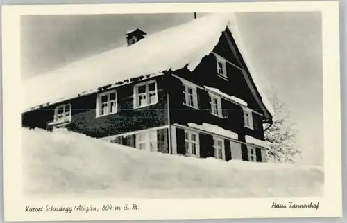 Scheidegg Allgaeu Haus Tannenhof *