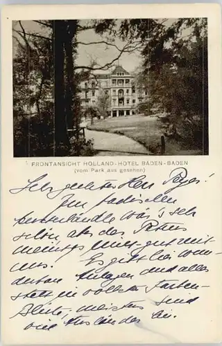 Baden-Baden Hotel Holland x