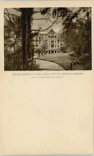 Baden-Baden Hotel Holland *