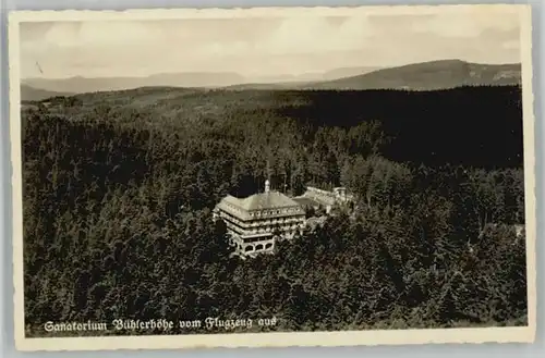 Buehl Baden Buehl Baden Fliegeraufnahme Buehlerhoehe Sanatorium x / Buehl /Rastatt LKR