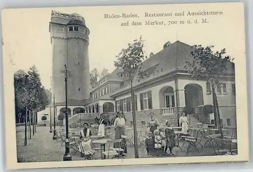 Baden-Baden Baden-Baden Restaurant Merkur Feldpost x / Baden-Baden /Baden-Baden Stadtkreis