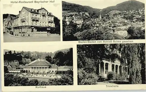Baden-Baden Baden-Baden Hotel Restaurant Bayrischer Hof  x / Baden-Baden /Baden-Baden Stadtkreis