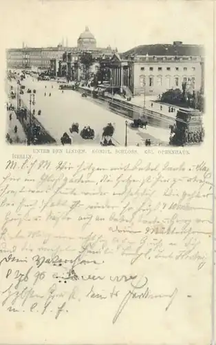 Berlin Berlin Unter den Linden kgl. Schloss Opernhaus x / Berlin /Berlin Stadtkreis