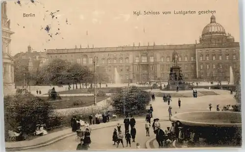 Berlin Berlin Kgl. Schloss Lustgarten x / Berlin /Berlin Stadtkreis