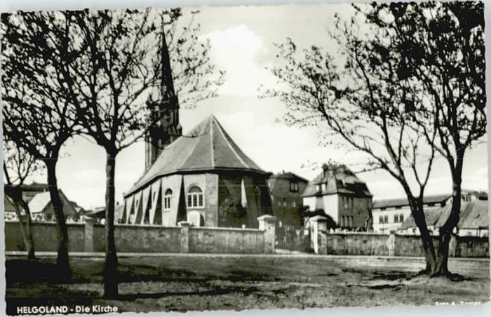 Helgoland Kirche St. Nicolai Kat. Helgoland Nr. kt53015 oldthing