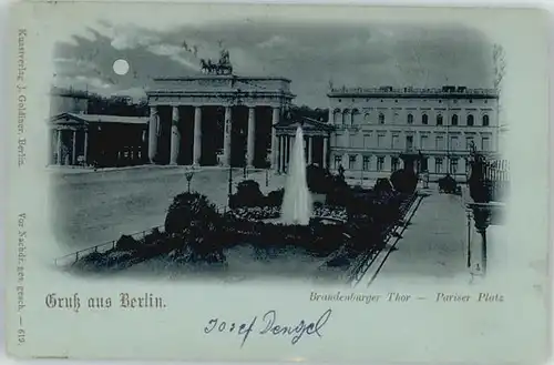 Berlin Berlin Brandenburger Tor Pariser Platz x / Berlin /Berlin Stadtkreis