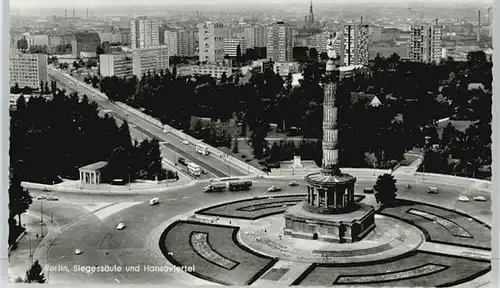 Berlin Berlin Siegessaeule Hansaviertel * / Berlin /Berlin Stadtkreis