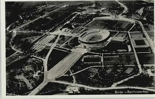 Berlin Berlin Fliegeraufnahme Reichssportfeld Olympia Stadion * / Berlin /Berlin Stadtkreis