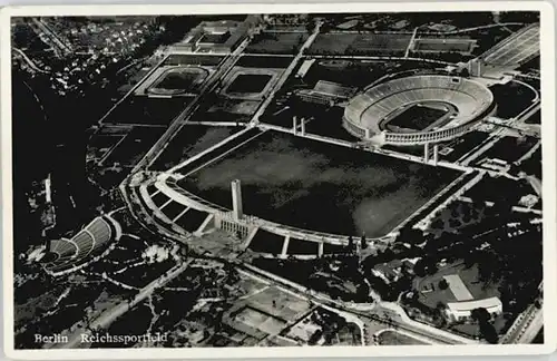 Berlin Berlin Fliegeraufnahme Reichssportfeld Olympia Stadion * / Berlin /Berlin Stadtkreis