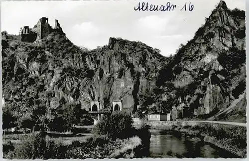 Altenahr Altenahr handschriftliches Kuerzel auf Ak * / Altenahr /Ahrweiler LKR