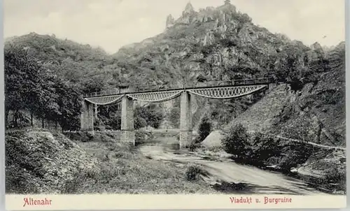 Altenahr Altenahr Ruine Viadukt * / Altenahr /Ahrweiler LKR