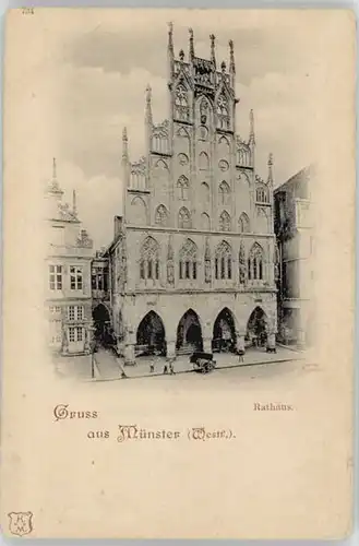 Muenster Westfalen Muenster Westfalen Rathaus * / Muenster /Muenster Stadtkreis