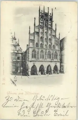 Muenster Westfalen Muenster Westfalen Rathaus x / Muenster /Muenster Stadtkreis