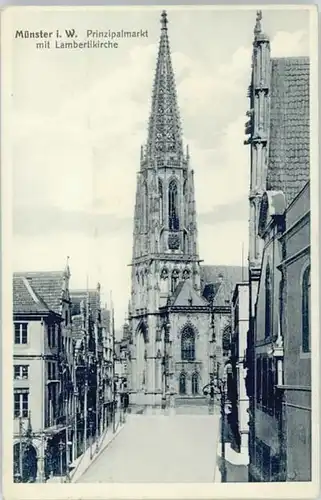 Muenster Westfalen Muenster Westfalen Lamberti Kirche  x / Muenster /Muenster Stadtkreis