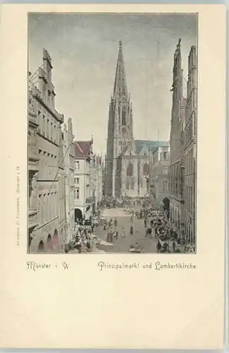 Muenster Westfalen Muenster Westfalen Lamberti Kirche  * / Muenster /Muenster Stadtkreis