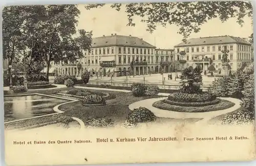 Wiesbaden Wiesbaden Hotel Kurhaus Vier Jahreszeiten x / Wiesbaden /Wiesbaden Stadtkreis