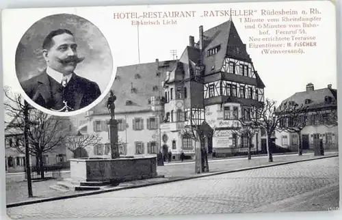 Ruedesheim Ruedesheim Hotel Restaurant Ratskeller * / Ruedesheim am Rhein /Rheingau-Taunus-Kreis LKR