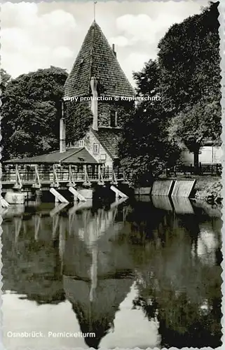 Osnabrueck Osnabrueck Pernickelturm ungelaufen ca. 1955 / Osnabrueck /Osnabrueck LKR