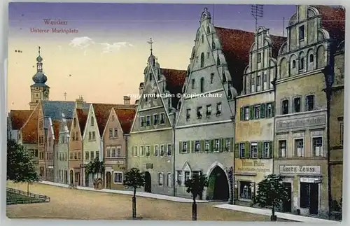 Weiden Oberpfalz Unterer Marktplatz * 1910