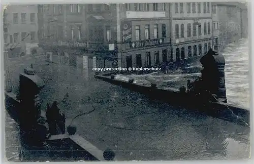 Nuernberg Hochwasser-Katastrophe Museumsbruecke * 1909