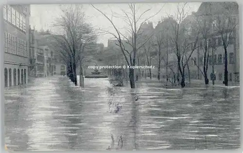 Nuernberg Hochwasser-Katastrophe Maxplatz x 1909