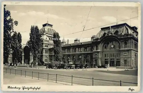 Nuernberg Hauptbahnhof Feldpost x 1940