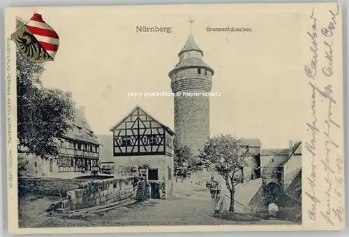 Nuernberg Brunnenhaeuschen x 1905