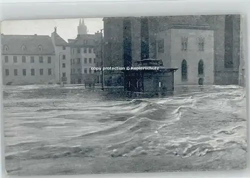 Nuernberg Hochwasser-Katastrophe Obstmarkt * 1909