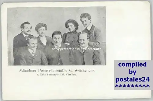 Nuernberg Possen-Ensemble G. Weinschenk * 1900