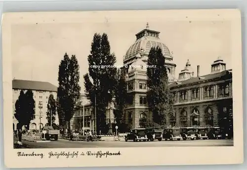 Nuernberg Hauptbahnhof Reichspostamt x 1930