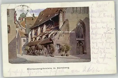 Nuernberg Bratwurstgloecklein x 1905