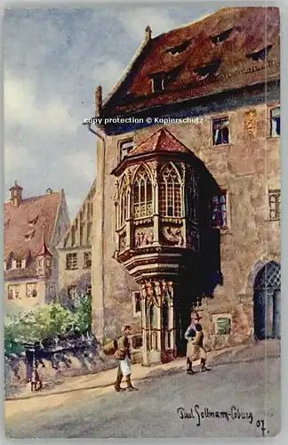 Nuernberg KuenstlerKuenstlerkarte * 1907