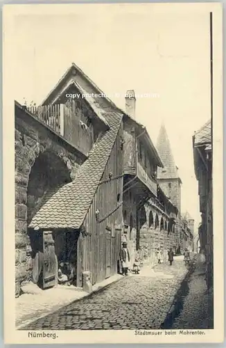Nuernberg Stadtmauer Mohrentor * 1920