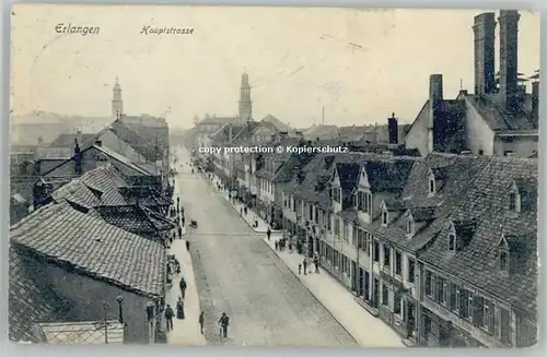 Erlangen Hauptstrasse x 1909
