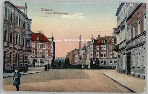 Erlangen Kaiser Wilhelm-Platz * 1910