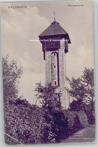 Erlangen Wasserturm * 1910