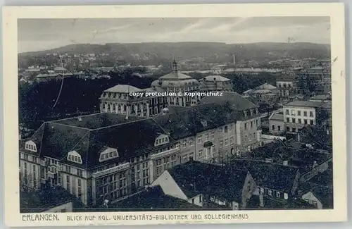 Erlangen Kollegienhaus Universitaetsbibliothek * 1920