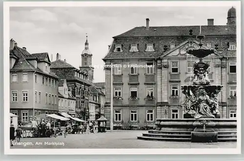Erlangen Marktplatz * 1955