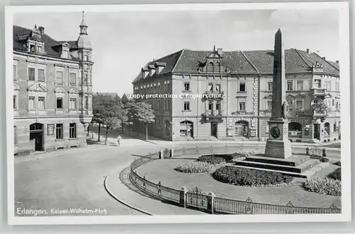 Erlangen Kaiser Wilhelm Platz * 1940