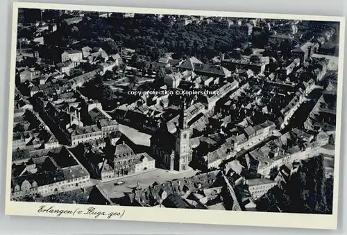 Erlangen Fliegeraufnahme * 1940