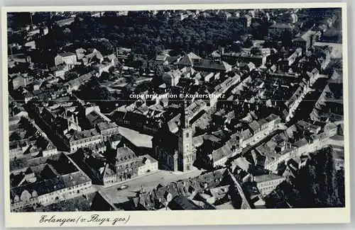 Erlangen Fliegeraufnahme * 1940